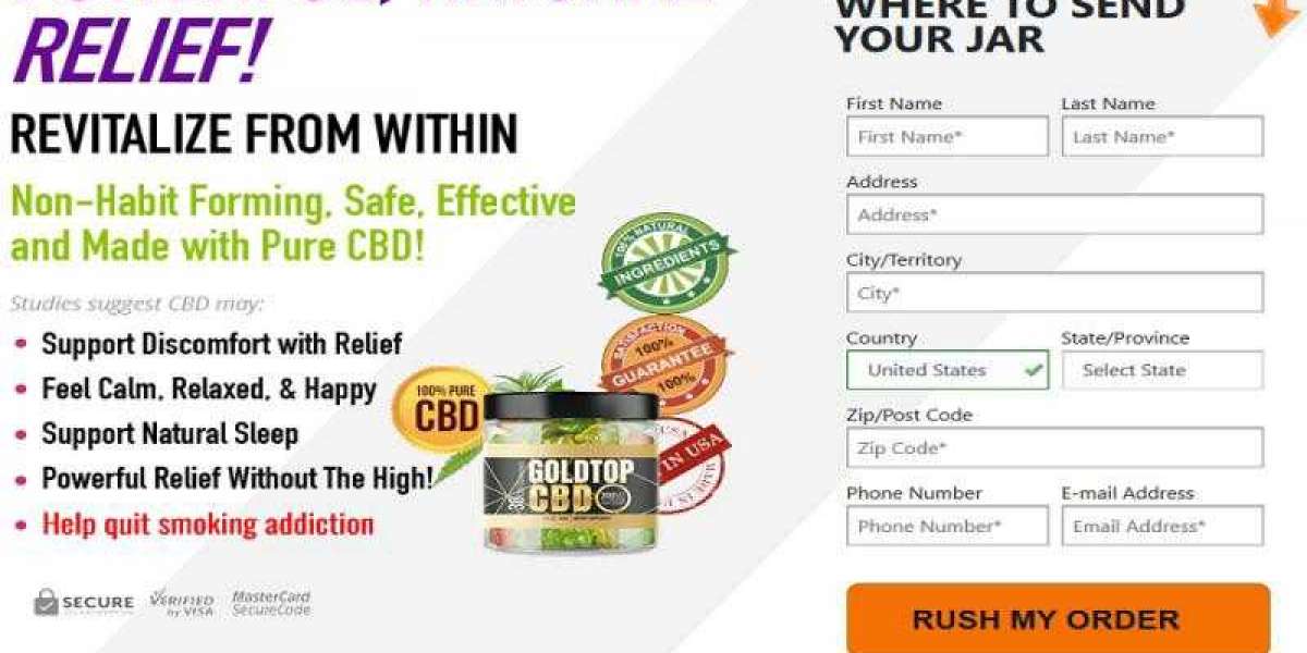 Where To Buy" GoldTop CBD Gummies : 100% Secure, Safe Reviews, Trial, Price and Benefits!