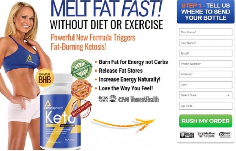 Athlete Pharm Keto - Uses Natural Blend To Burn Stubburn Fat