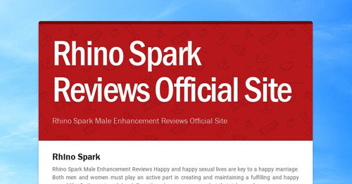 Rhino Spark Reviews Official Site