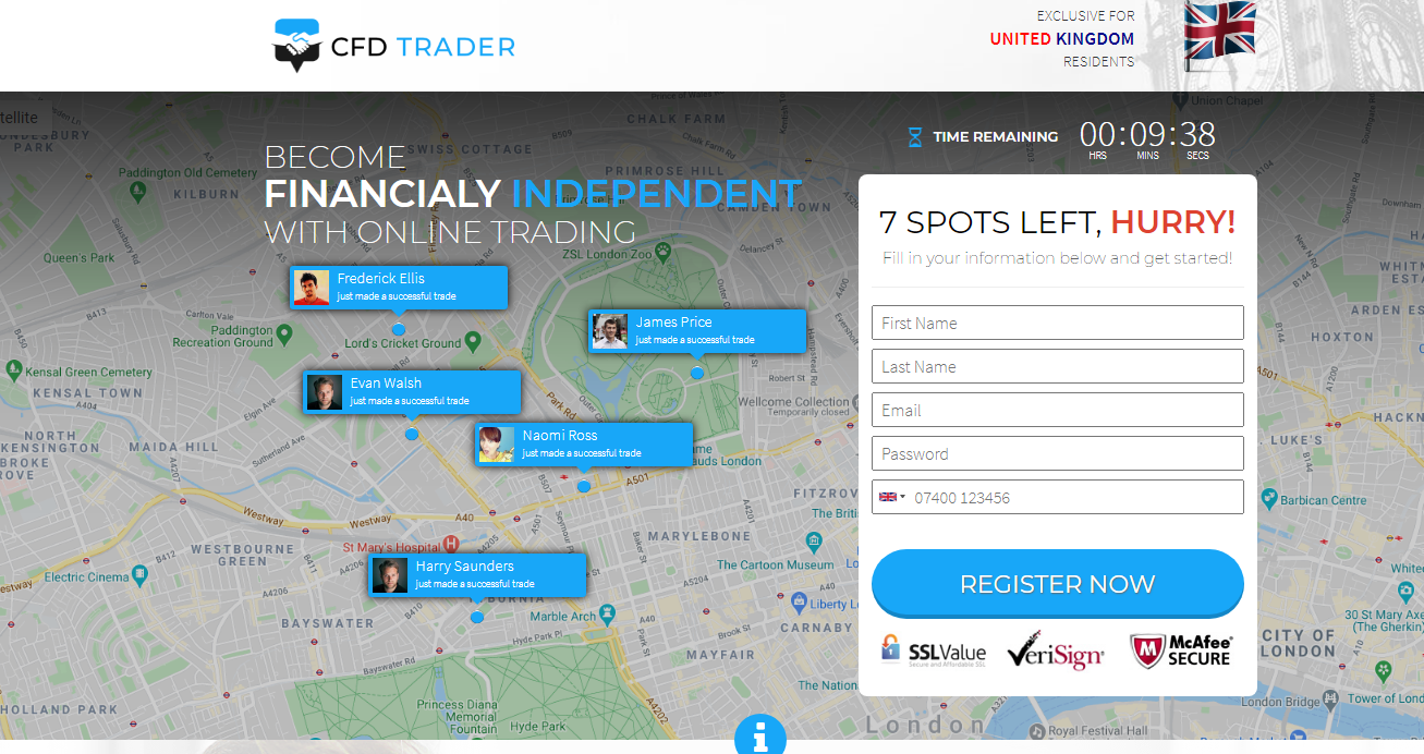 CFD Trader | CFD Trader App Signup and Login