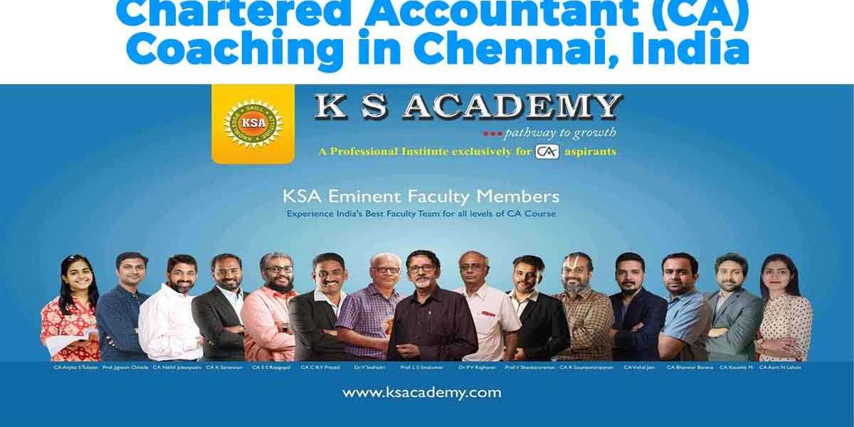 Chartered Accountancy (CA) Coaching in Chennai, India - KS Academy