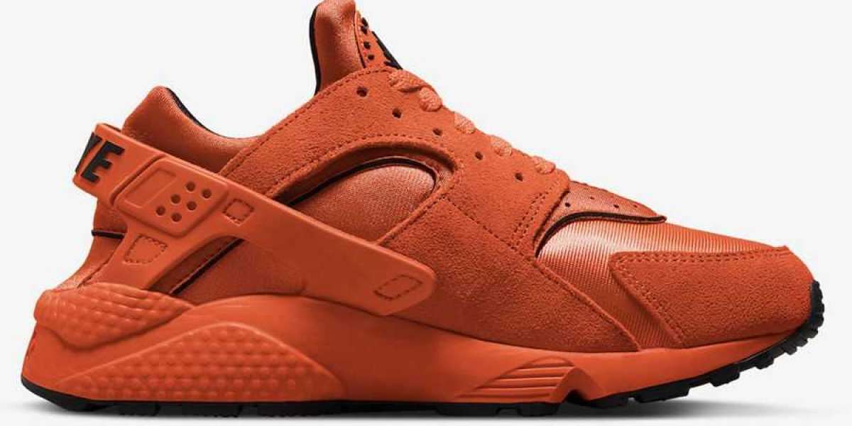 Nike Air Huarache Orange Black DQ8589-800 bright orange color is too eye-catching!