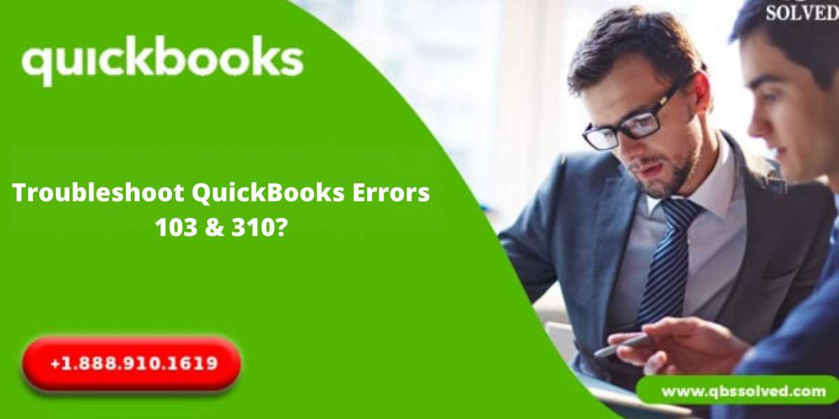 Troubleshoot QuickBooks Errors 103 & 310?