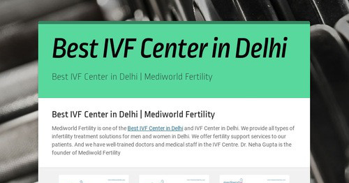 Looking For Best IVF Center in Delhi