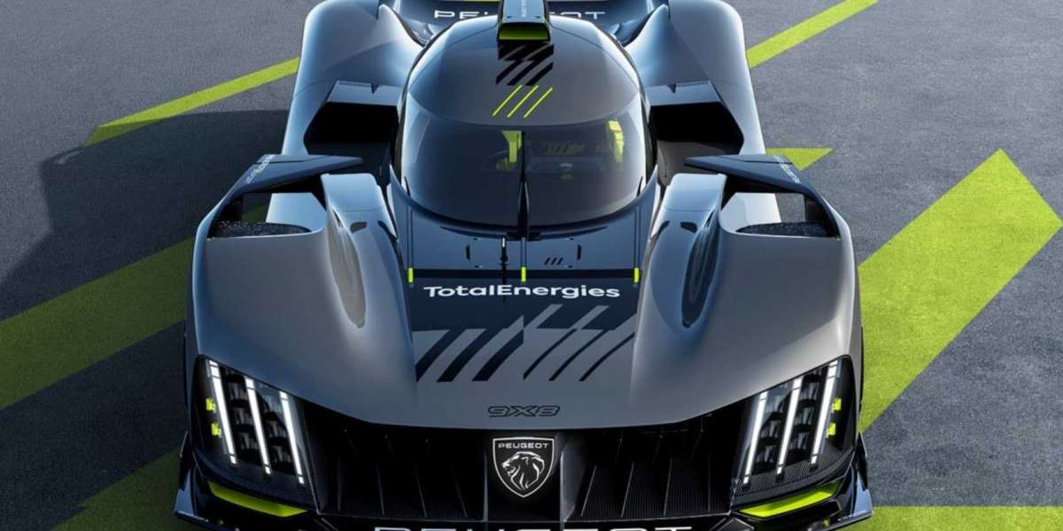 The Peugeot 9X8 HYBRID hypercar arrived