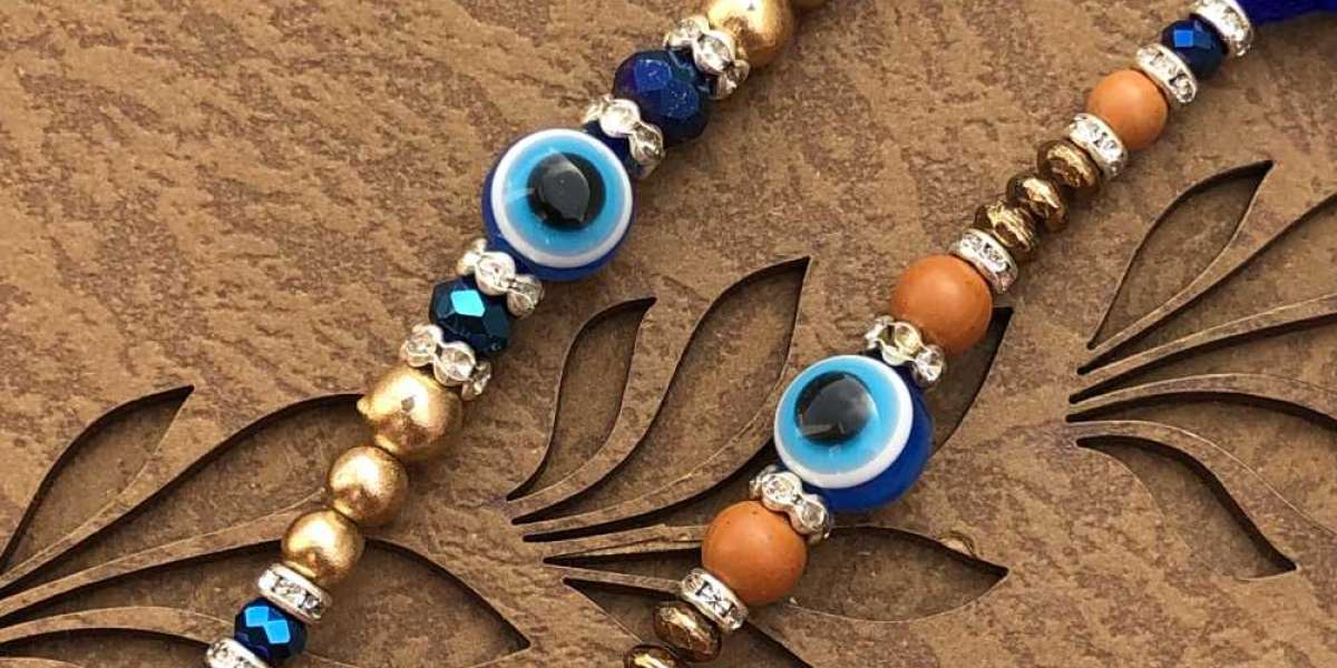 Stones And Thread R-27 Evil Eye Rakhi