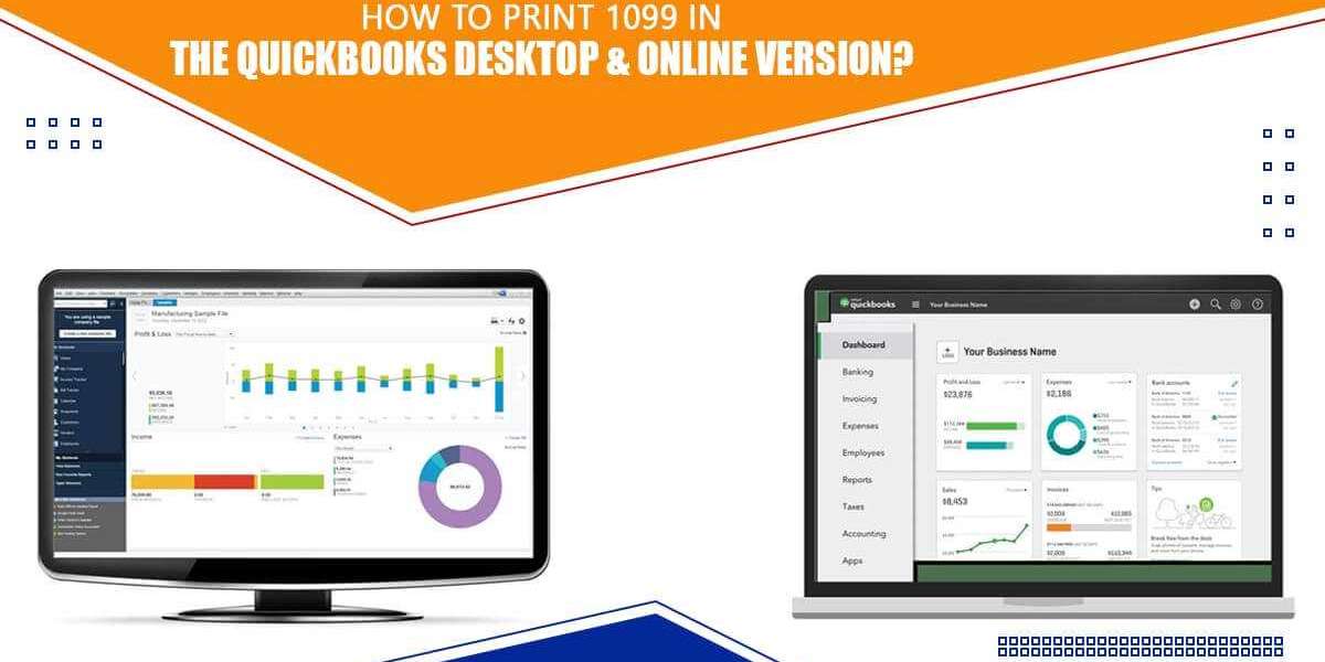 How To Print 1099 In The Quickbooks Desktop & Online Version?