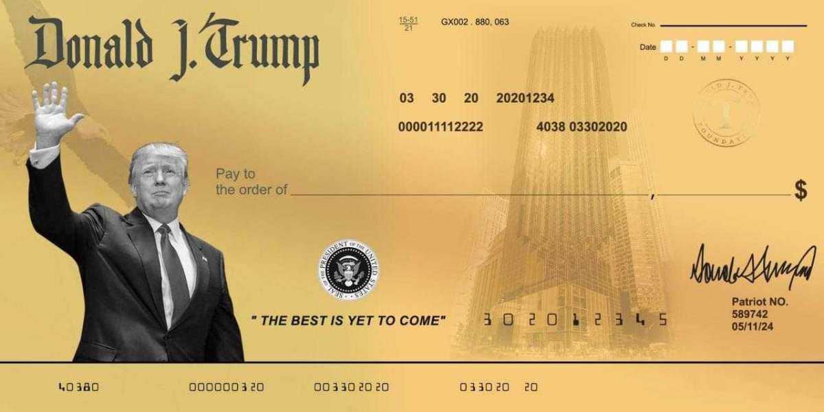 Golden Trump Check - Patriot Golden Foundation |Official Reviews