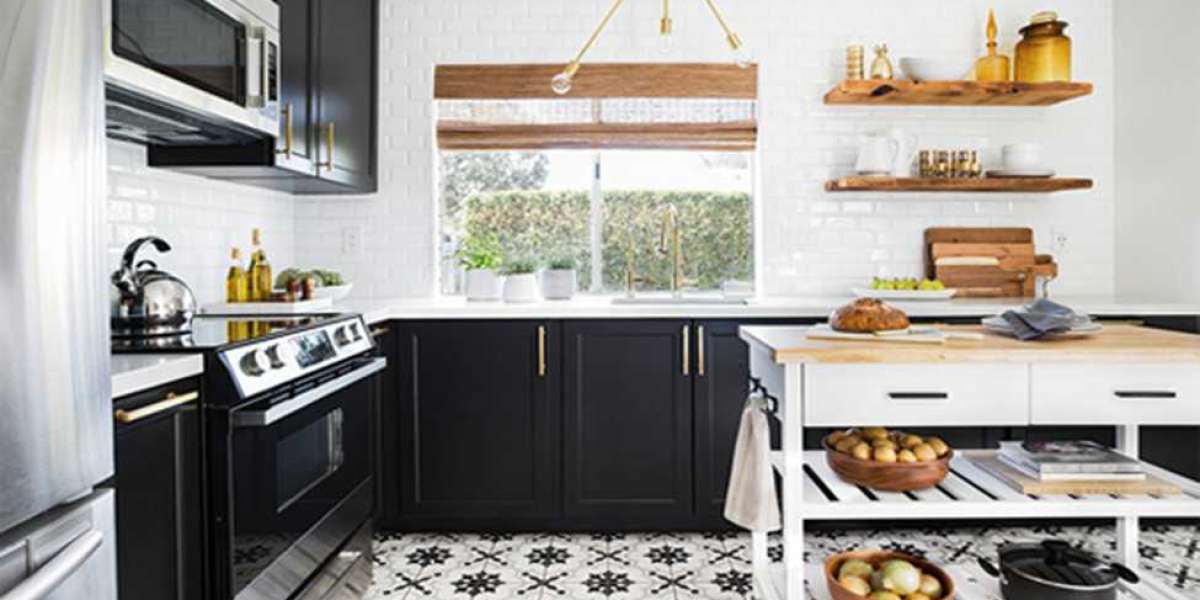 Black Shaker Cabinets Create Stylish Kitchen New Look