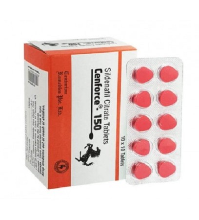 Cenforce 150mg red viagra pill | Treats ED in men of 30 to 60 years