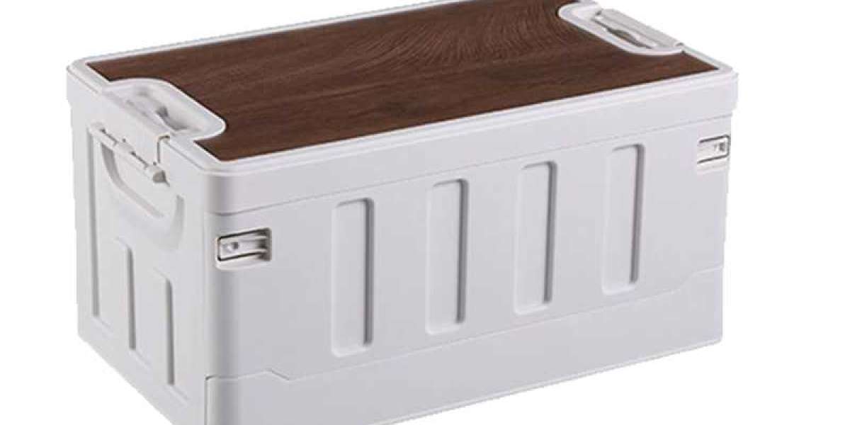 Folomie White Outdoor Storage Box with Lids - Multifunctional Folding Wardrobe Organizers
