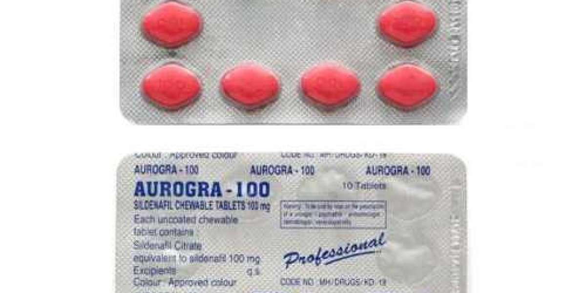 Aurogra 100mg: Treat ED problem with sildenafil medicine