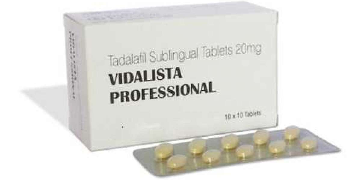 Vidalista Professional 20 Pills | Tadalafil | Uses | USA