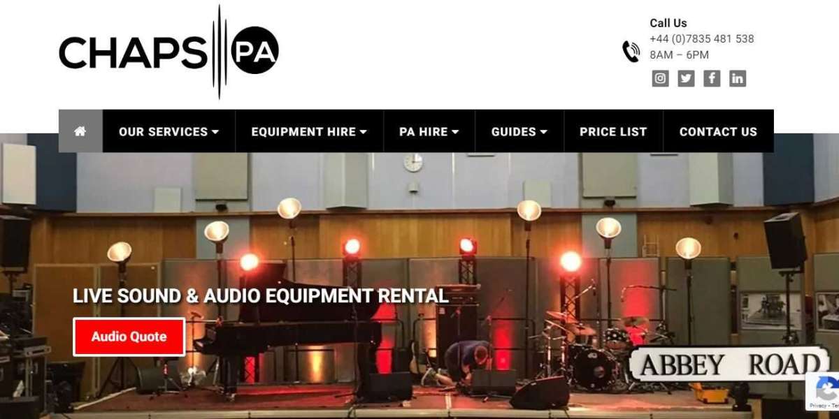 Find the right sound equipment for your event.