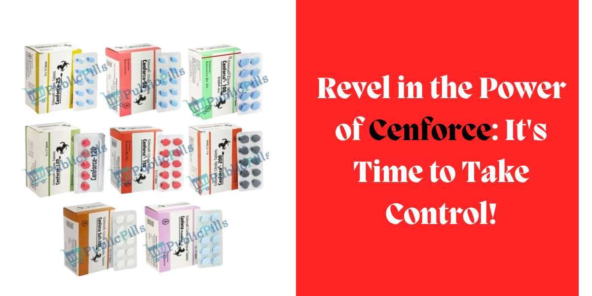 Revel in the Power of Cenforce: It's Time to Take Control!