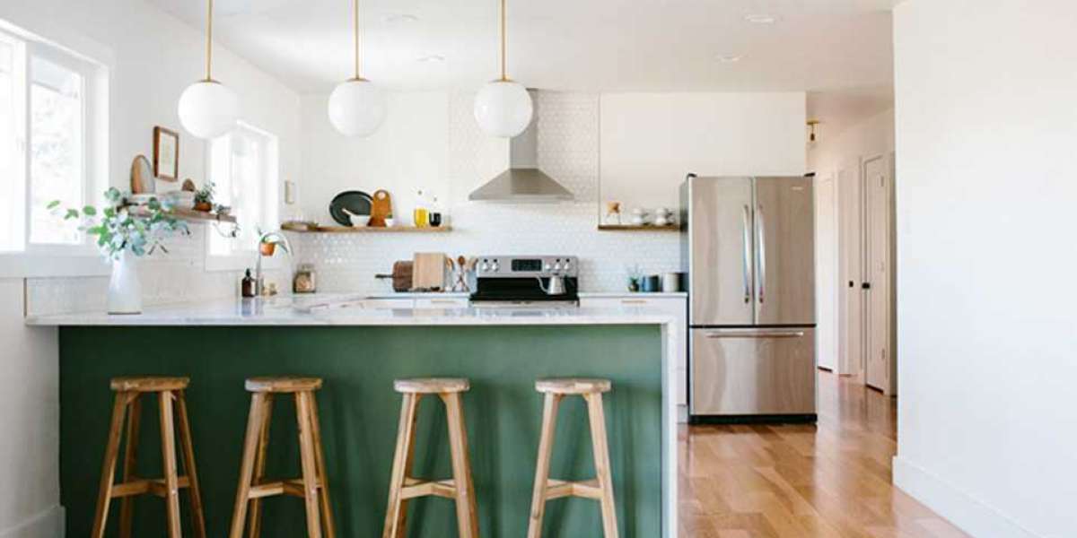 Decorate Your Kitchen Space Using Green Kitchen Cabinets