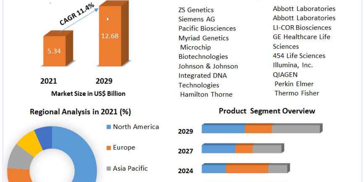 DNA Sequencing Market Booming Across the Globe by Share, Growth Size, Key Segments and Forecast to 2029.