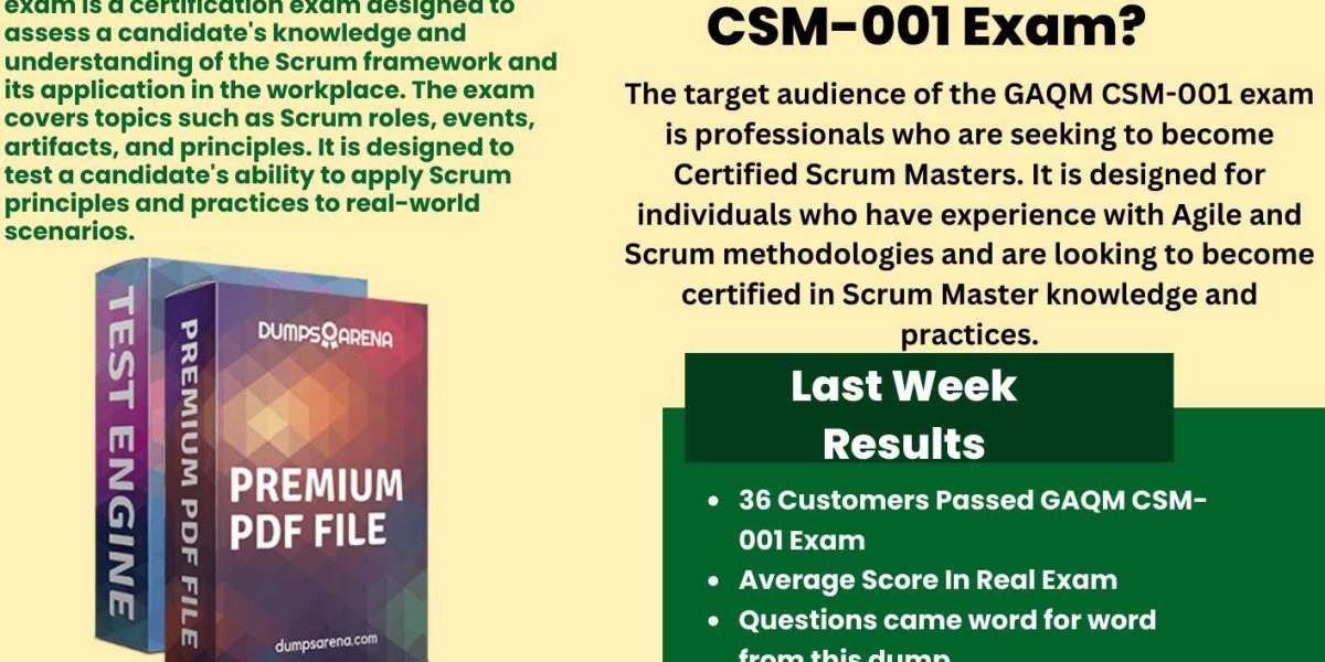 Pass the CSM-001 Exam Dumps Easily with These Reliable Dumps