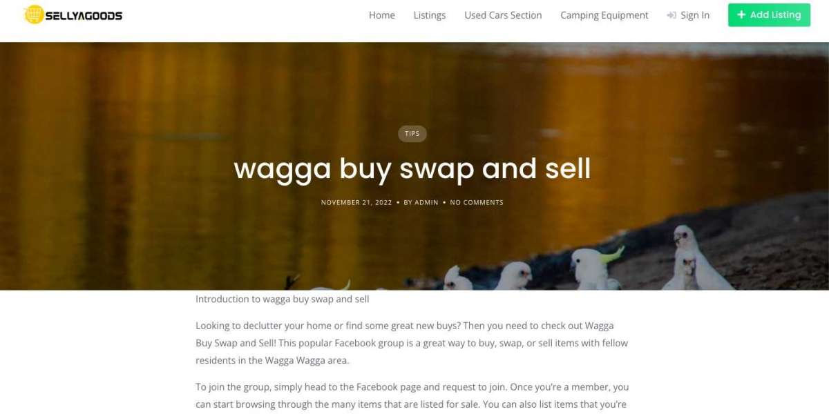 Buy, Swap, and Sell in Port Macquarie, Moree, and Tamworth: Explore Sellyagoods.com.au!