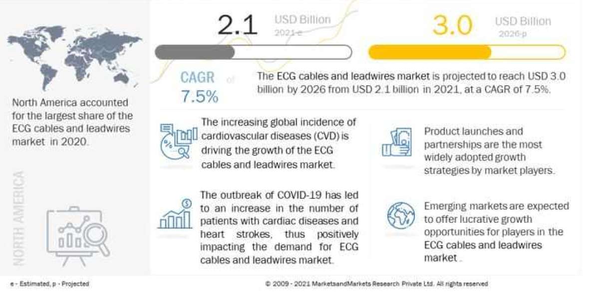 ECG Cables and Lead Wires Market: Increasing prevalence of cardiovascular diseases