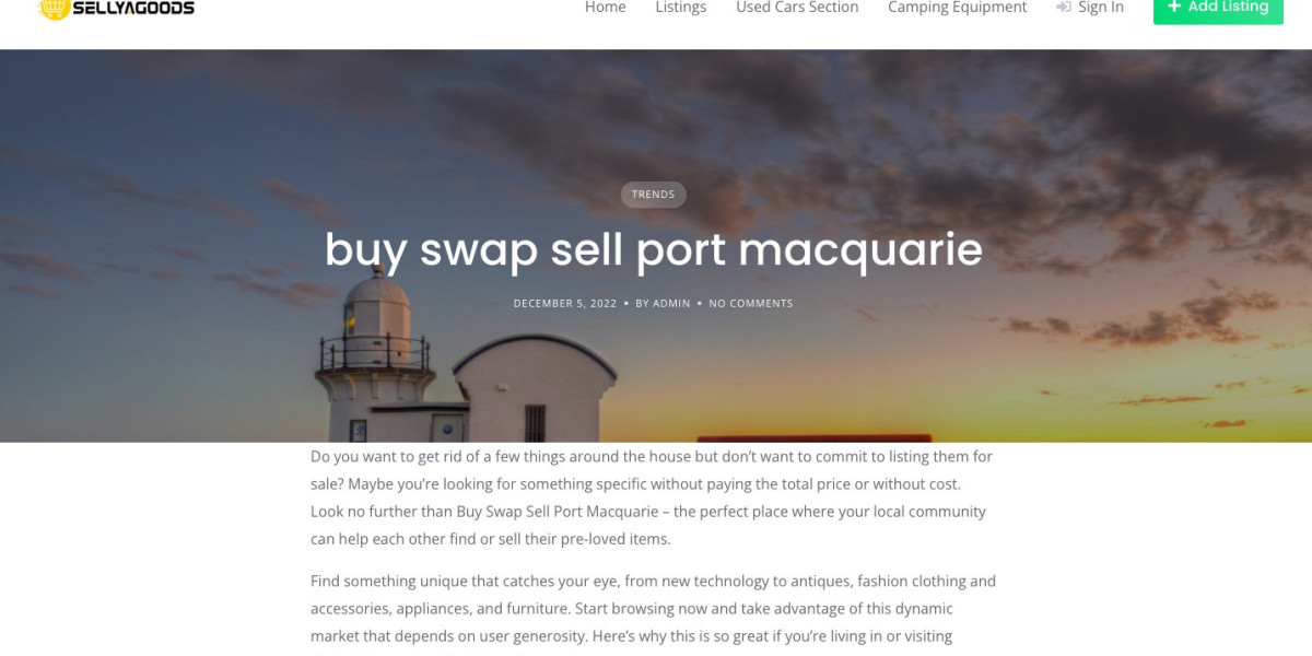Explore the Thriving Online Marketplace: Buy, Swap, and Sell in Port Macquarie and Moree 
