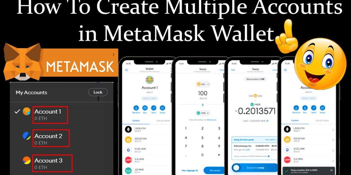 How to create and delete MetaMask multiple accounts?