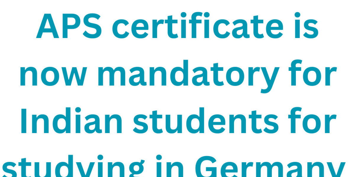 Apply for an APS certificate for a bachelors course in Germany