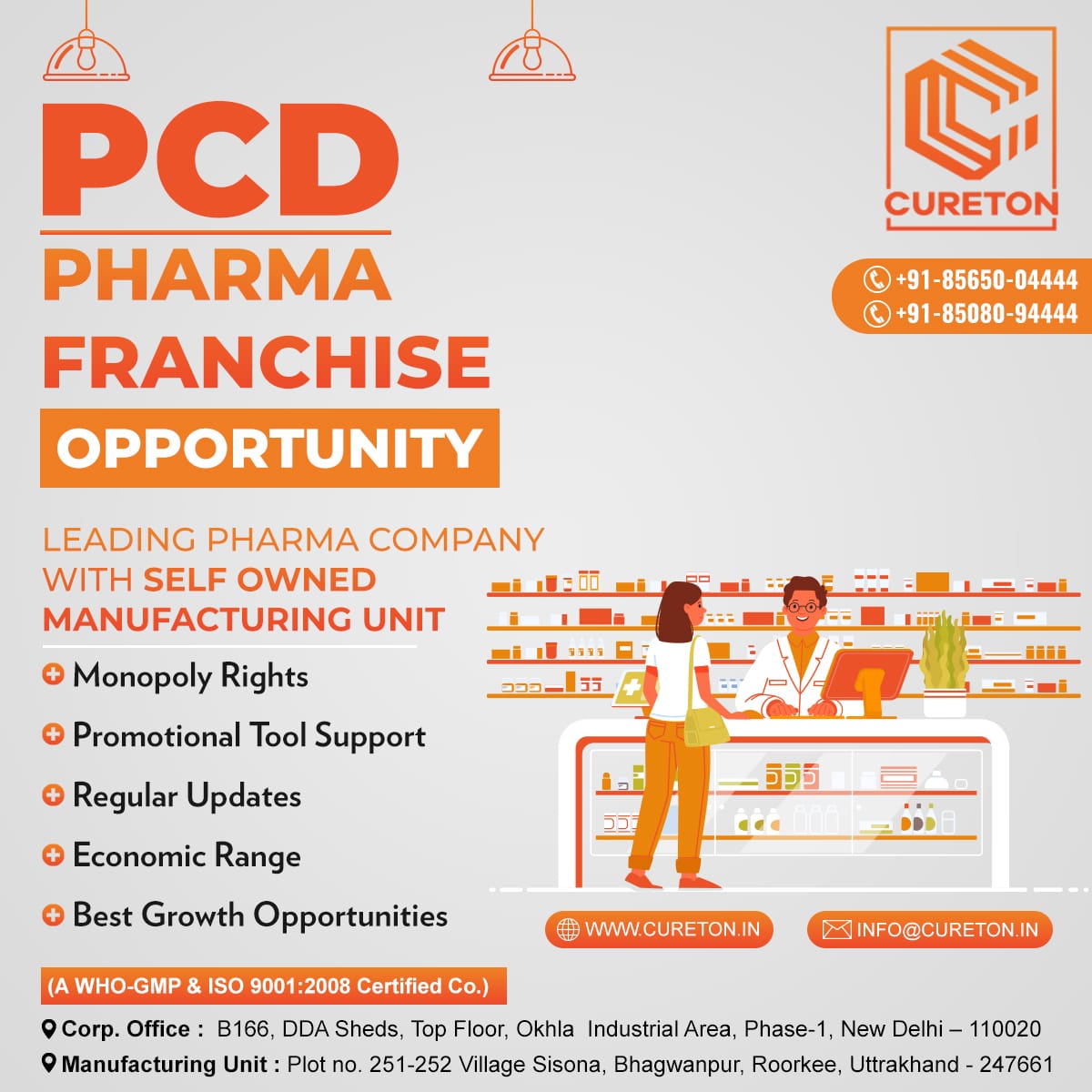 Antibiotic Franchise Company in Delhi | Monopoly PCD Franchise Deals