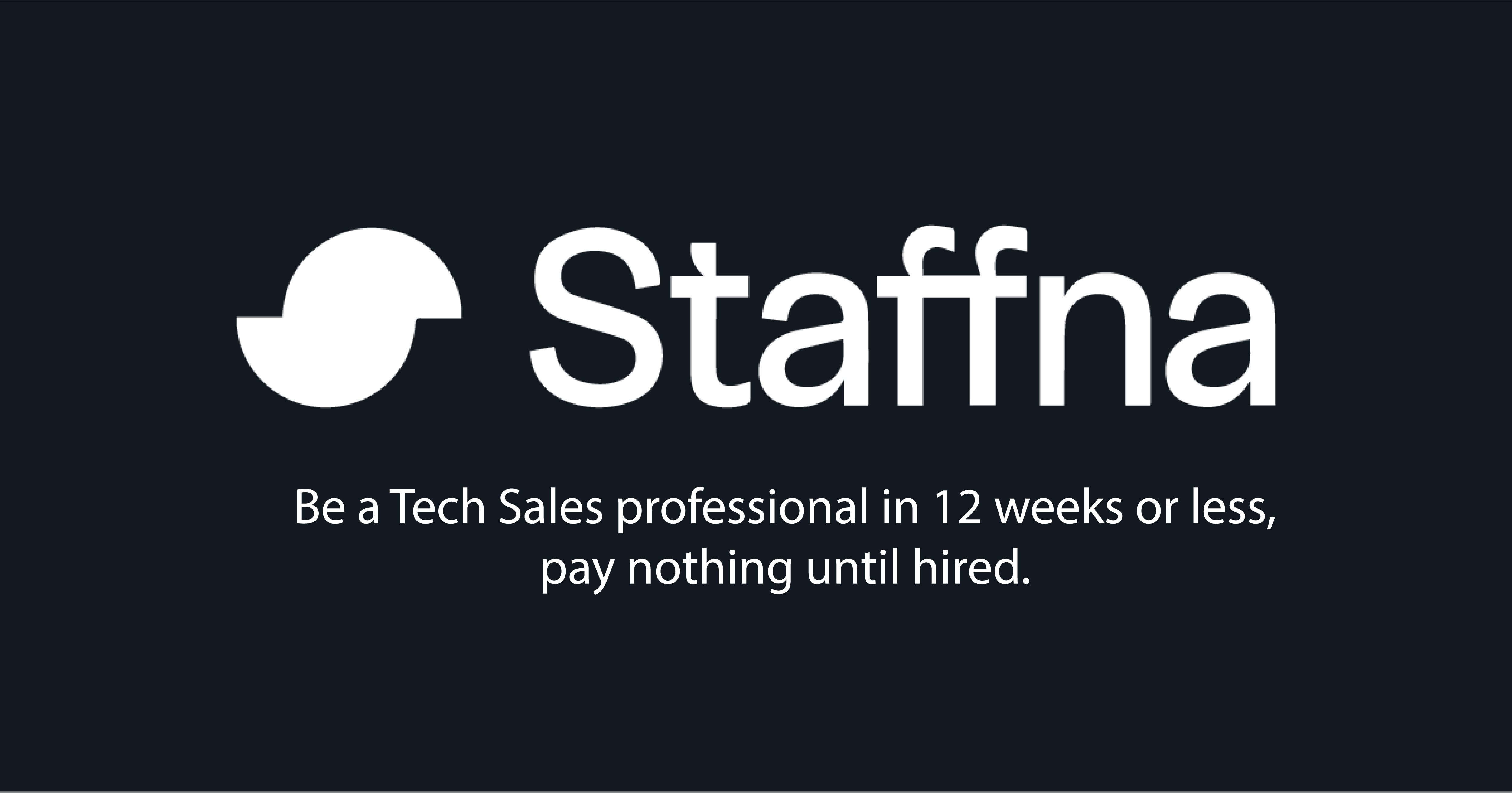 Tech Sales Bootcamp | Tech Sales Career | Tech Sales