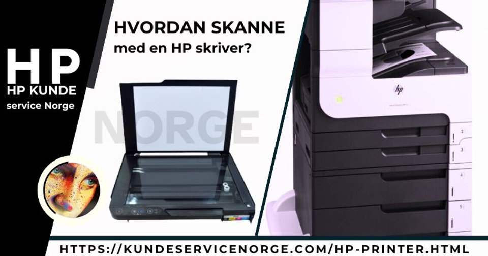 Hvordan skanne med en HP skriver?