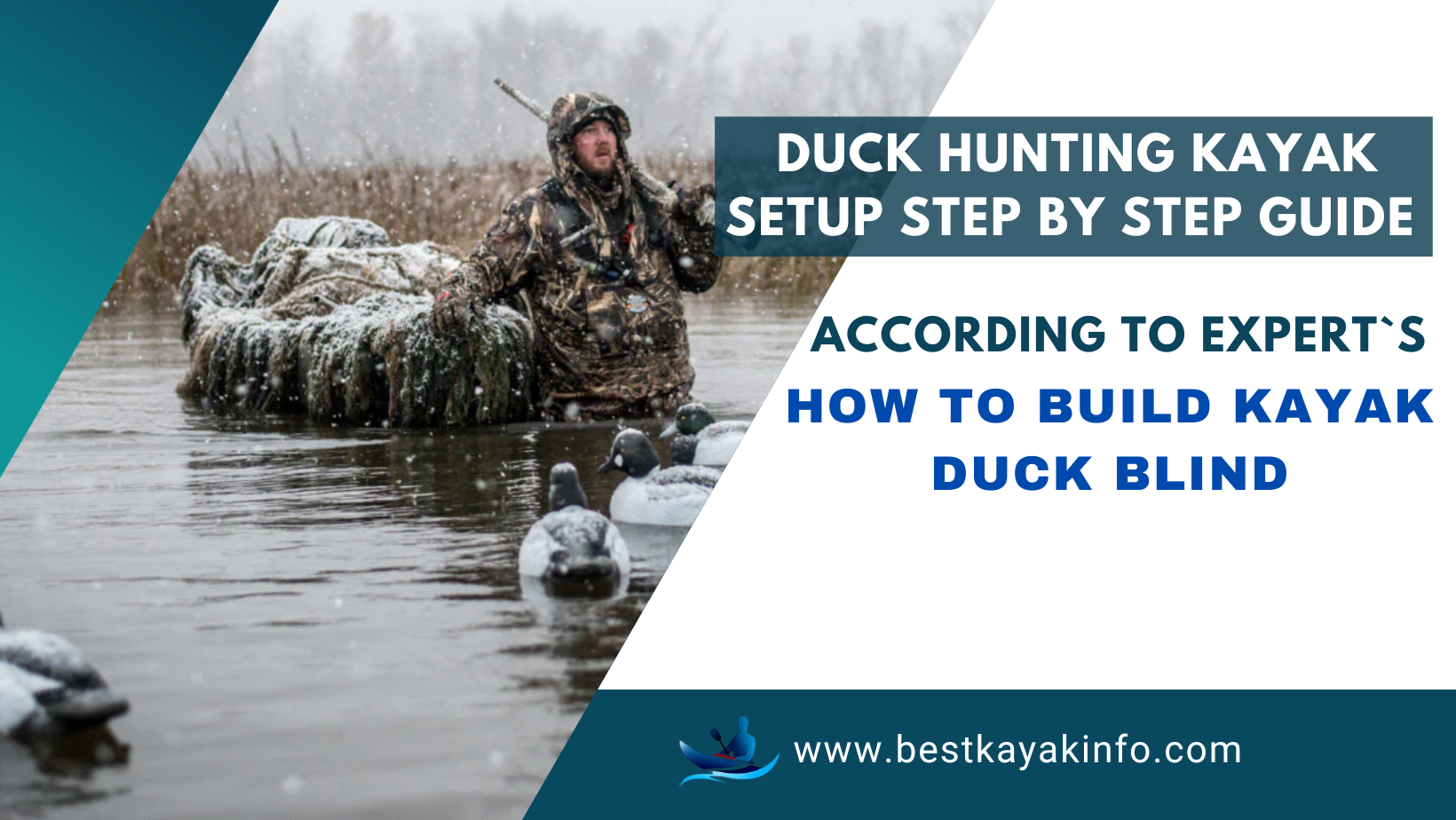 Duck Hunting Kayak Setup | How to Build Kayak Duck Blind