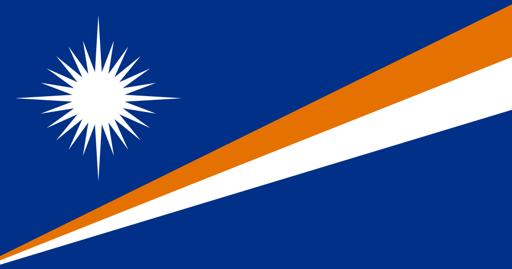 Marshall Islands Flag Color Codes