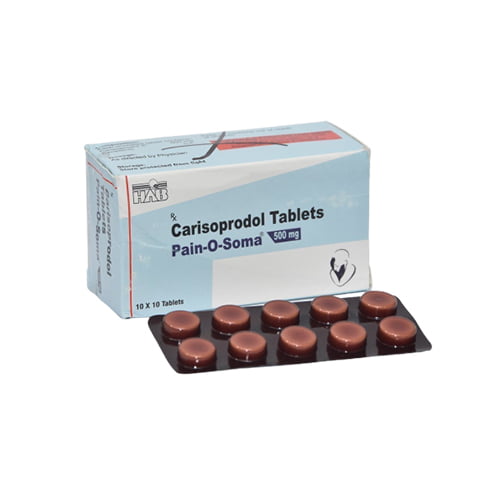 Pain O soma 500 Carisoprodol Tablets, Pain Relief Treatment