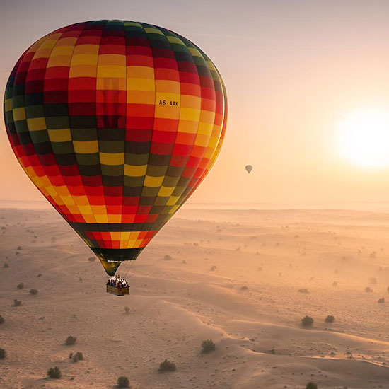 Hot Air Balloon Ride Dubai UAE, Cheap Ballooning Rides