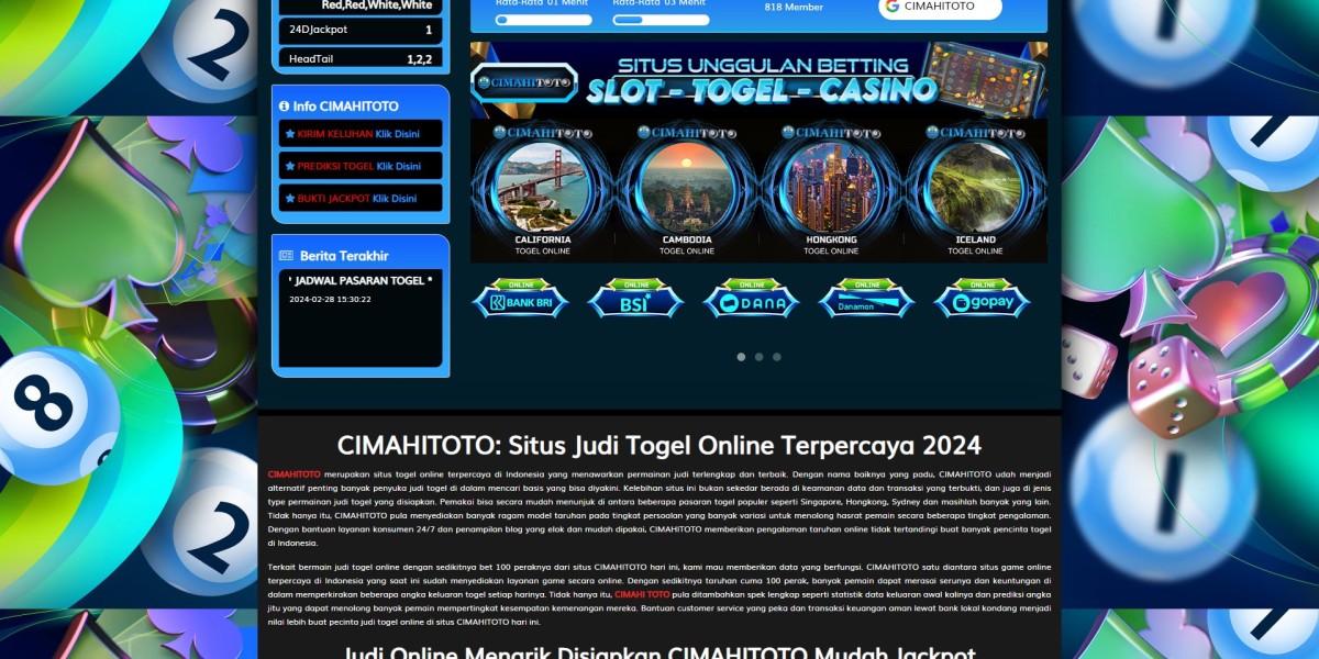 Cimahitoto: Situs Togel Online Terpercaya yang Menawarkan Pengalaman Bermain Aman