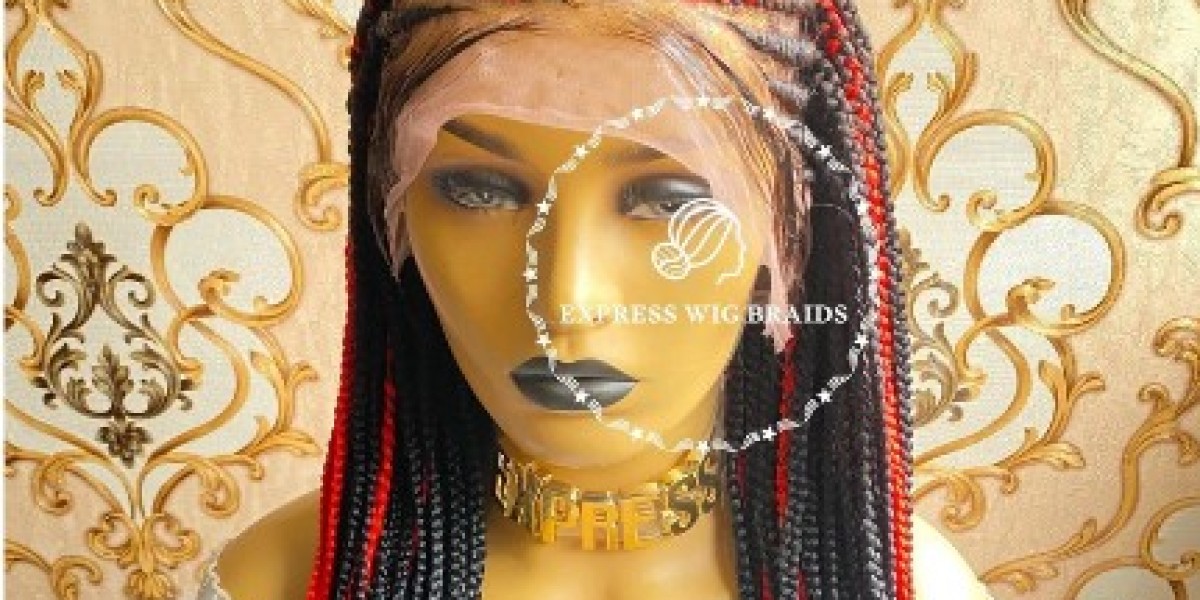 Knotless Braid Wig - Full Lace Frontal Braided Wigs