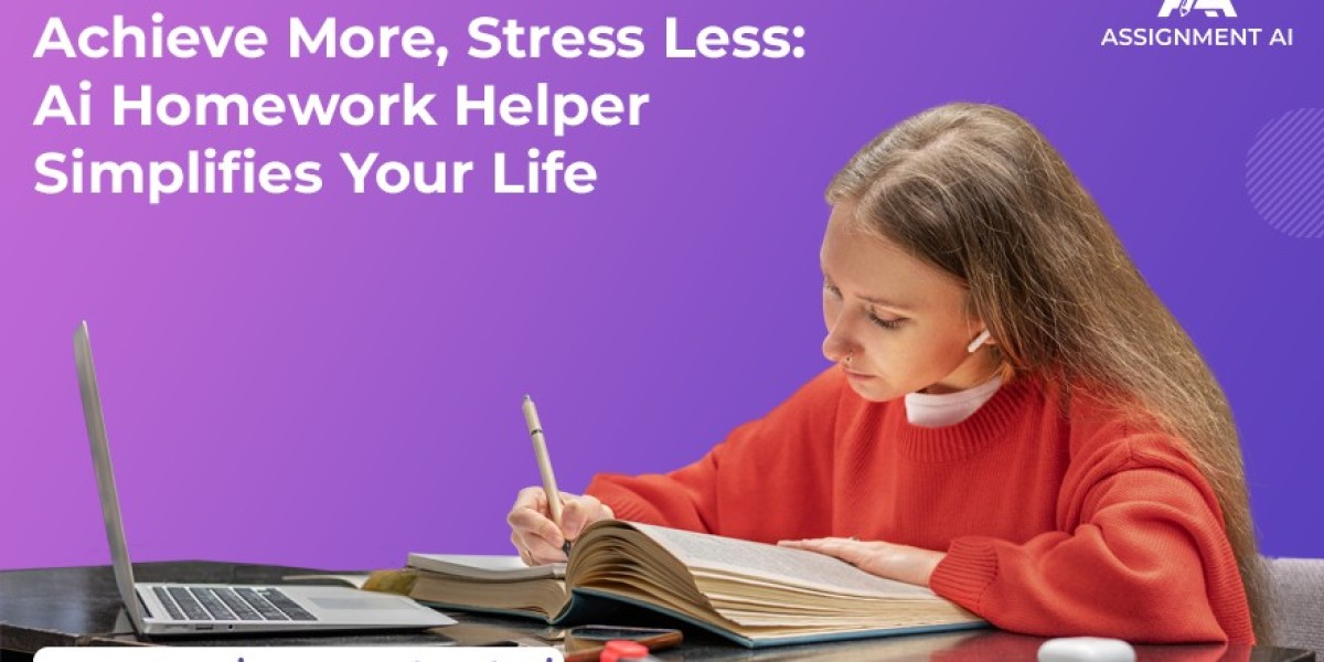 Achieve More, Stress Less: Ai Homework Helper Simplifies Your Life