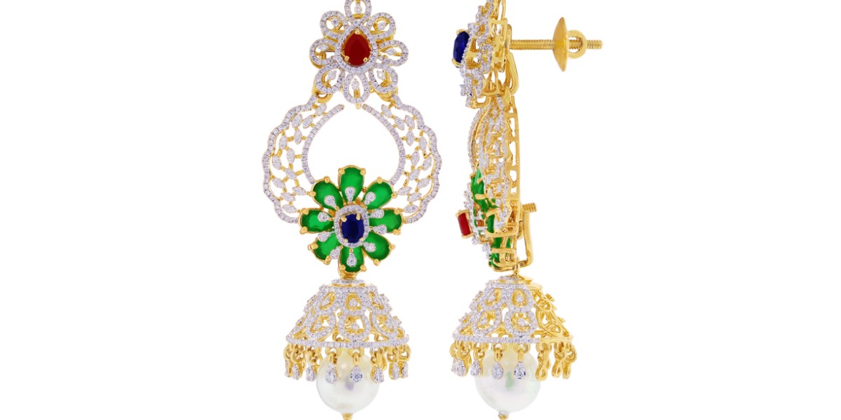 Embrace Elegance with Diamond Chandbali Earrings from Malani Jewelers