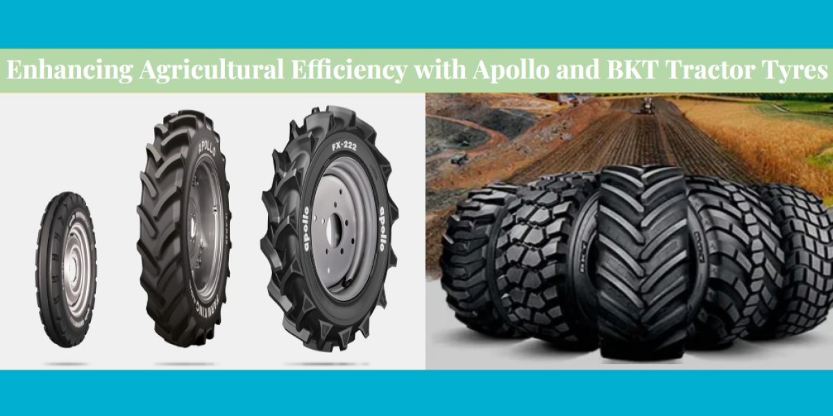 Enhancing Agricultural Efficiency with Apollo and BKT Tractor Tyres