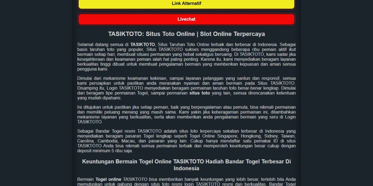 "Tasiktoto: Mengungkap Rahasia di Balik Permainan Lotere Populer"