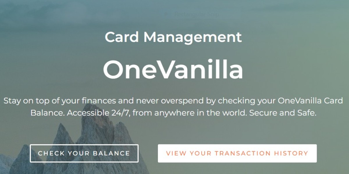 Manage Your Finances with OneVanilla Balance Checking