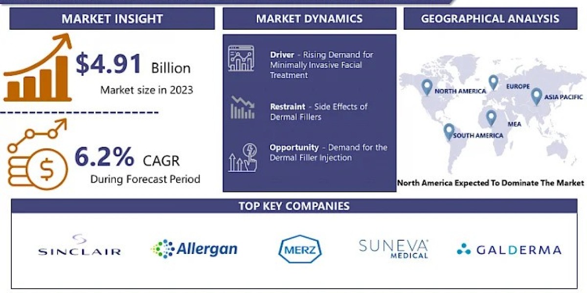 Hyaluronic Acid-Based Dermal Fillers Market Size to Hit US$ 8.49 Billion by 2032 | CAGR of 6.2%