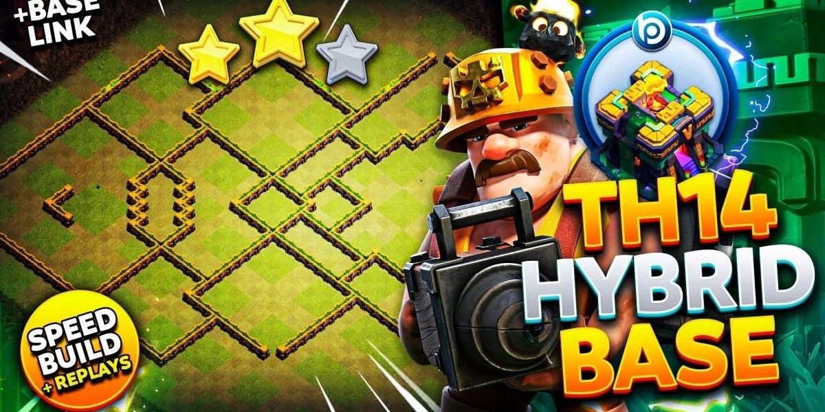 The Best CoC TH14 Hybrid Base Link of 2024