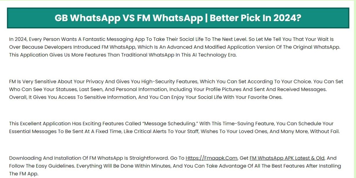 "GB WhatsApp Vs FM WhatsApp: A Detailed Comparison of Features and Performance"