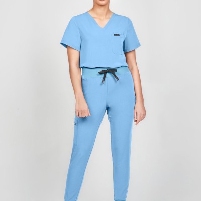 Women's Scrub Top - Sky Blue Profile Picture