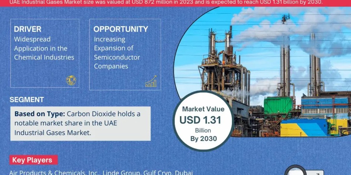 UAE Industrial Gases Market Set to Surge at 6.07% CAGR from 2024 to 2030