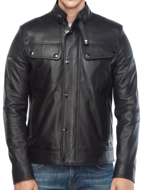 Cafe Racer Jacket - Cafe Racer Leather Jacket