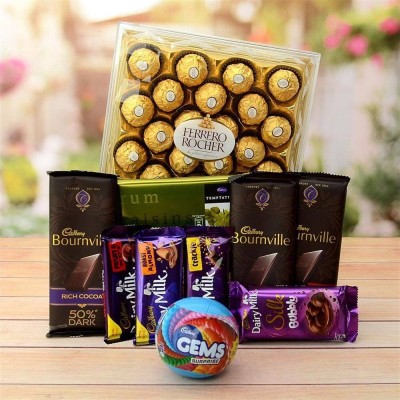 Ferrero Rocher & Bunch Of Chocolates Hamper Yuvaflowers Profile Picture