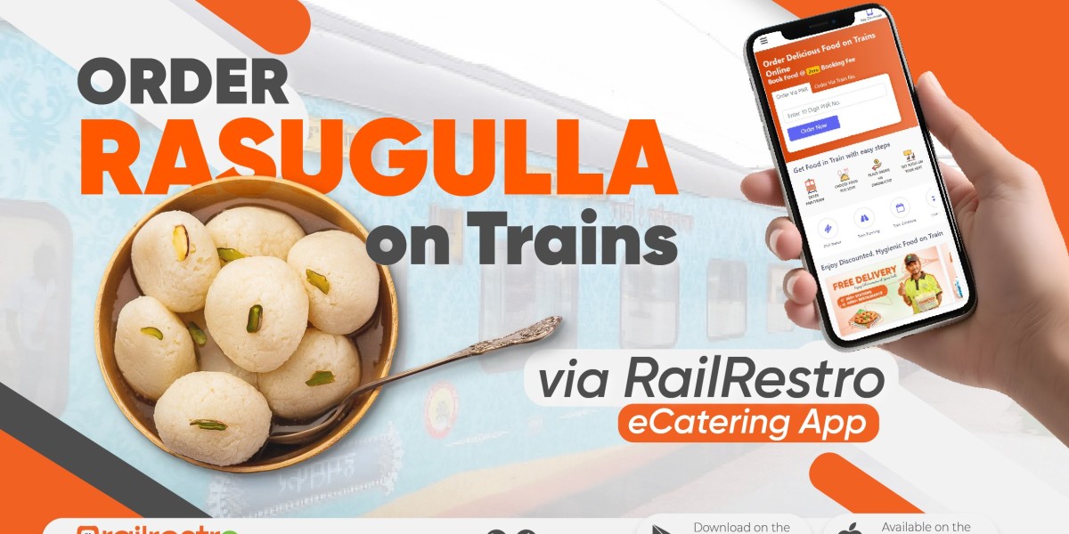 Order Rasgulla on Trains Via RailRestro eCatering App