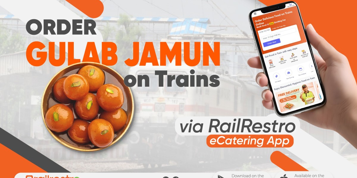 Order Gulab Jamun on Trains Via RailRestro eCatering App